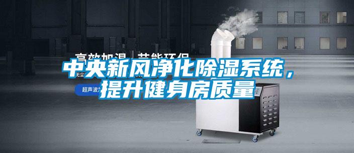 中央新风净化除湿系统，提升健身房质量
