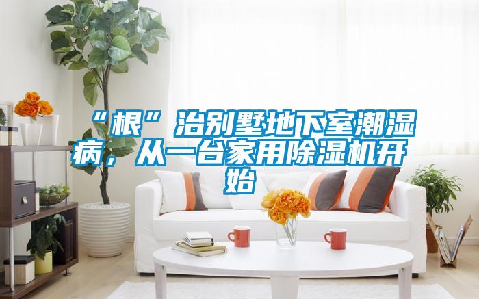 “根”治别墅地下室潮湿病，从一台家用91抖音免费看片开始
