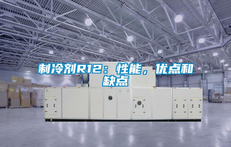 制冷剂R12：性能，优点和缺点