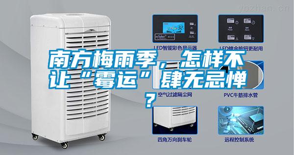 南方梅雨季，怎样不让“霉运”肆无忌惮？