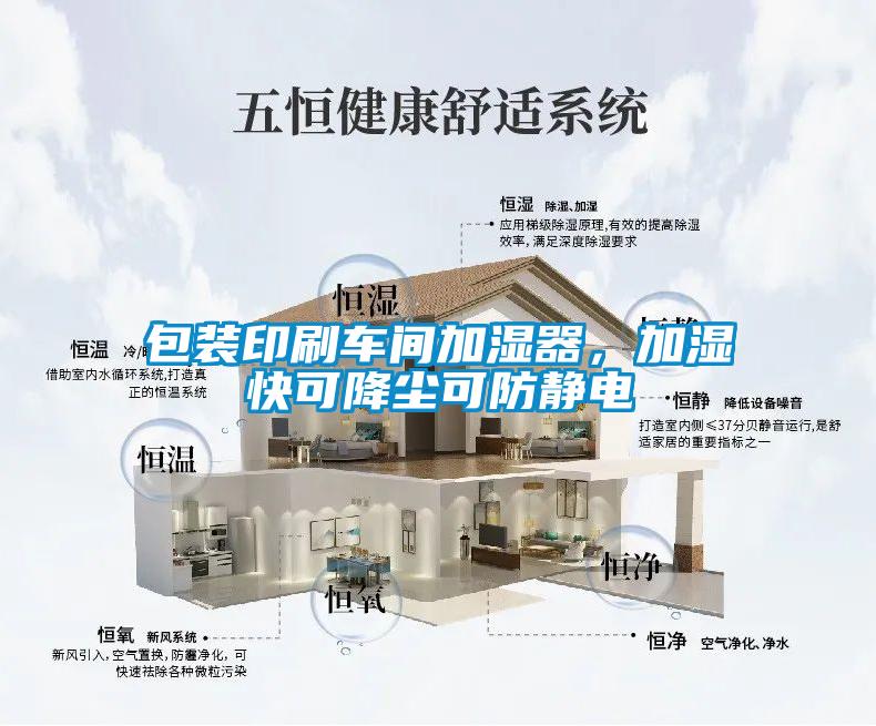 包装印刷车间加湿器，加湿快可降尘可防静电