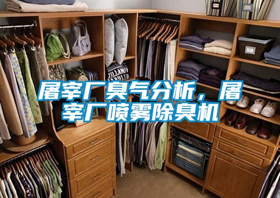 屠宰厂臭气分析，屠宰厂喷雾除臭机
