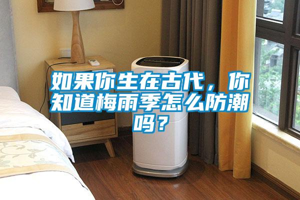 如果你生在古代，你知道梅雨季怎么防潮吗？