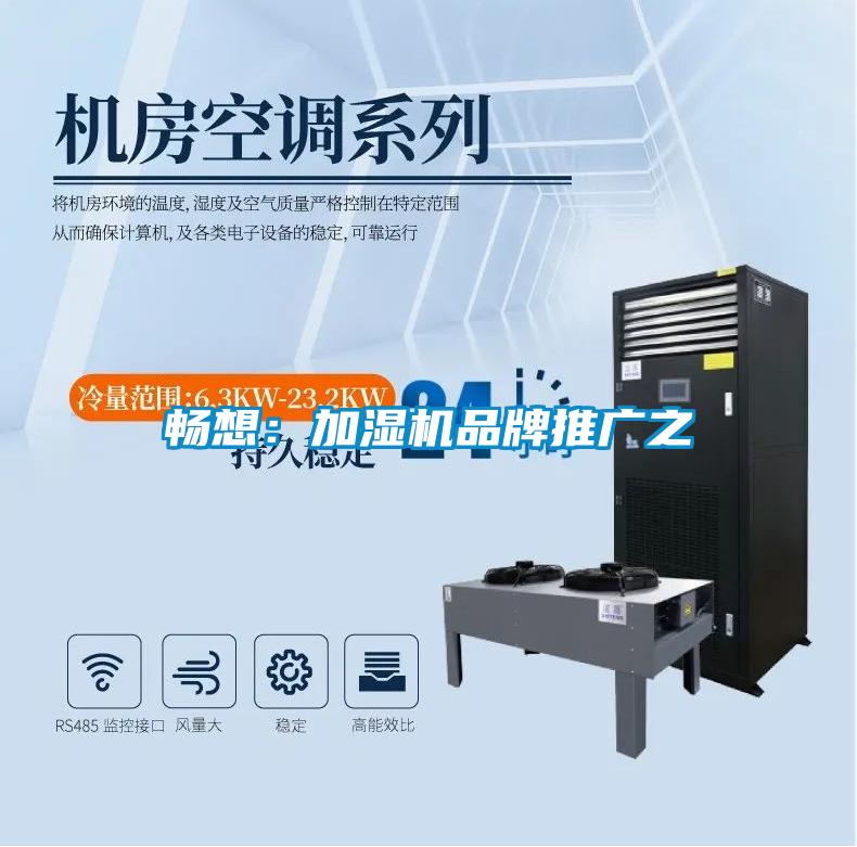 畅想：加湿机品牌推广之