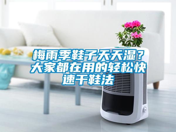 梅雨季鞋子天天湿？大家都在用的轻松快速干鞋法