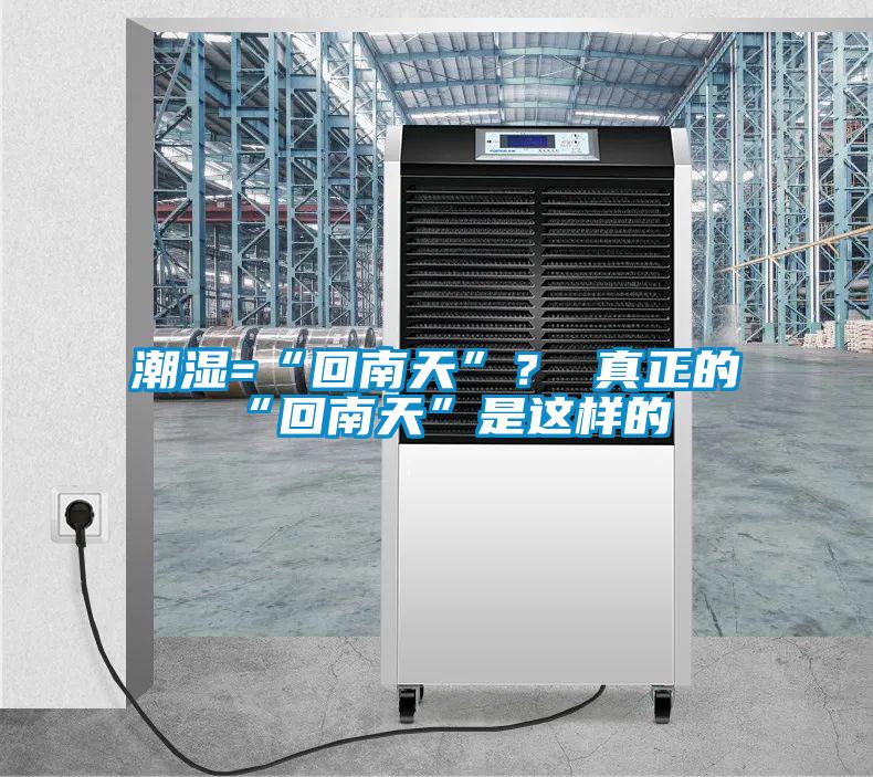 潮湿=“回南天”？ 真正的“回南天”是这样的