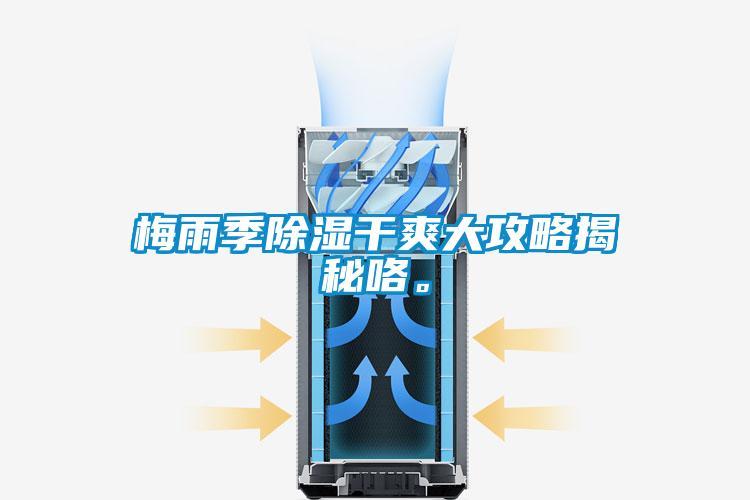梅雨季除湿干爽大攻略揭秘咯。