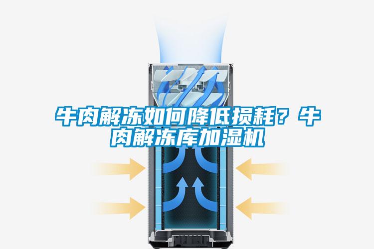 牛肉解冻如何降低损耗？牛肉解冻库加湿机