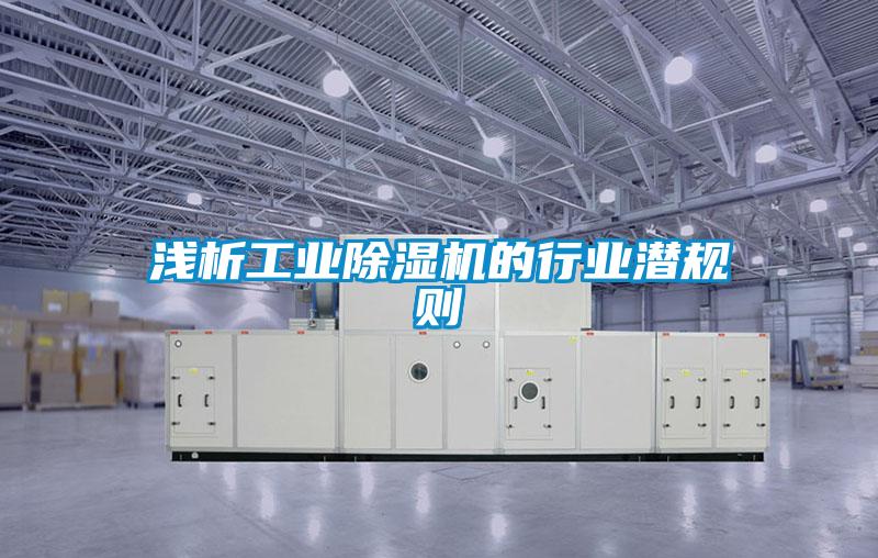 浅析工业91抖音免费看片的行业潜规则