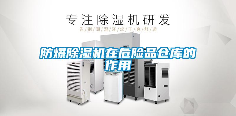 防爆91抖音免费看片在危险品仓库的作用