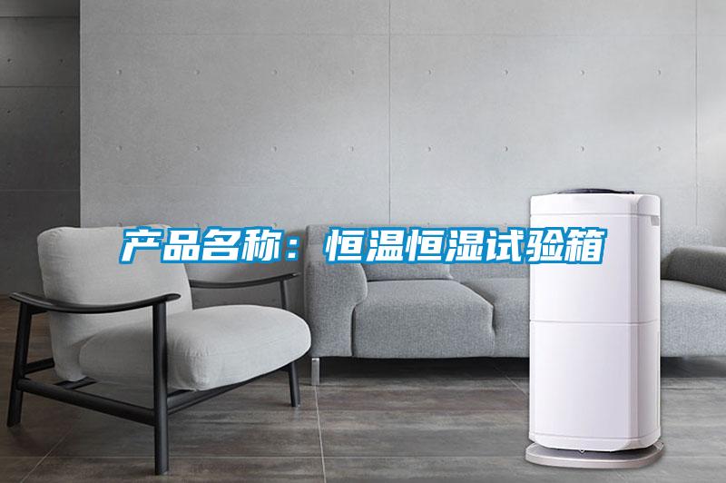 产品名称：恒温恒湿试验箱