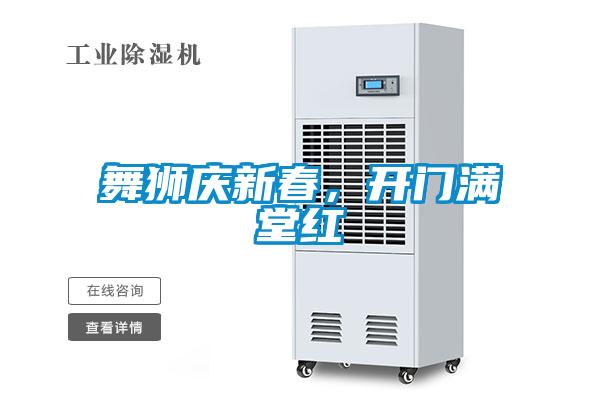 舞狮庆新春，开门满堂红