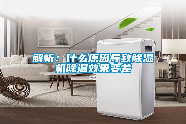 解析：什么原因导致91抖音免费看片除湿效果变差
