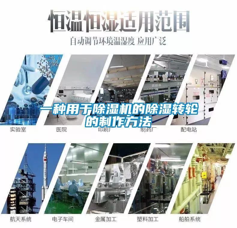 一种用于91抖音免费看片的除湿转轮的制作方法
