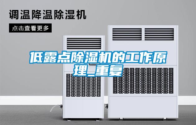 低露点91抖音免费看片的工作原理_重复