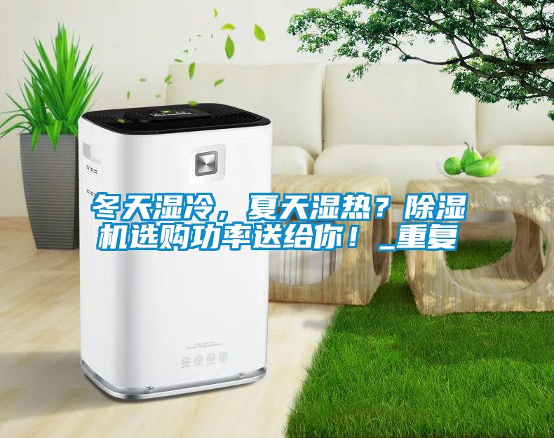 冬天湿冷，夏天湿热？91抖音免费看片选购功率送给你！_重复