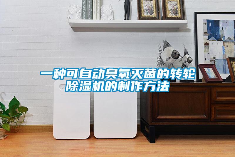 一种可自动臭氧灭菌的转轮91抖音免费看片的制作方法