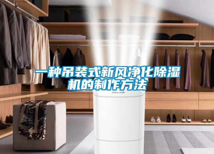 一种吊装式新风净化91抖音免费看片的制作方法