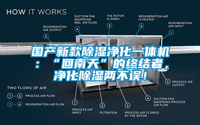 国产新款除湿净化一体机：“回南天”的终结者，净化除湿两不误！