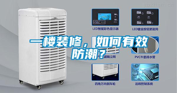 一楼装修，如何有效防潮？