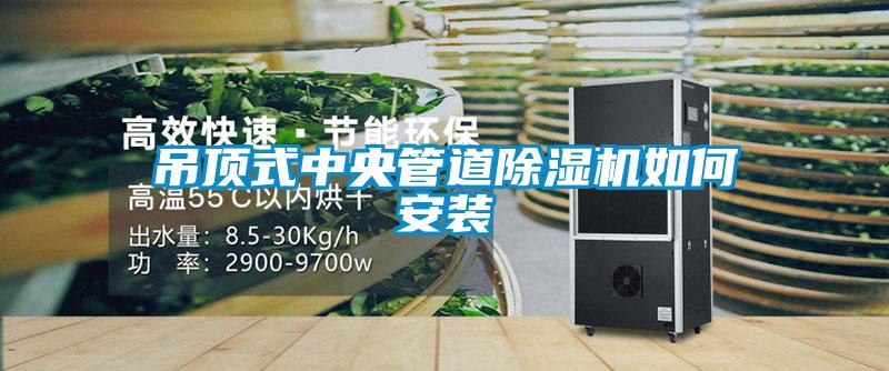 吊顶式中央管道91抖音免费看片如何安装