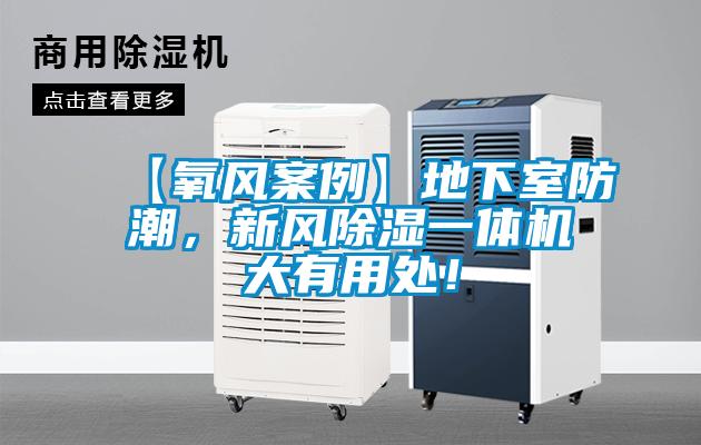 【氧风案例】地下室防潮，新风除湿一体机大有用处！