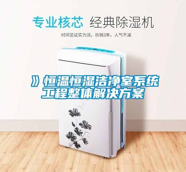 》恒温恒湿洁净室系统工程整体成人抖音APP污下载