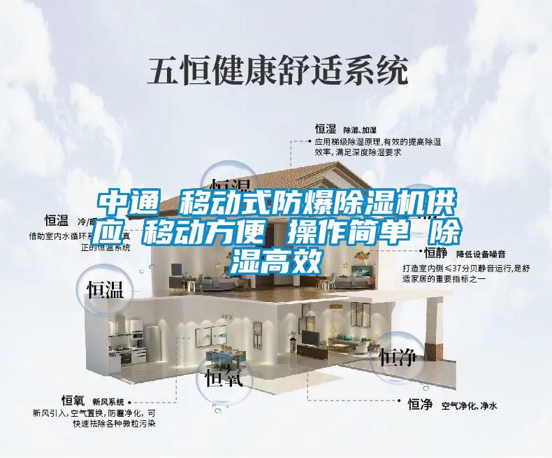 中通 移动式防爆91抖音免费看片供应 移动方便 操作简单 除湿高效