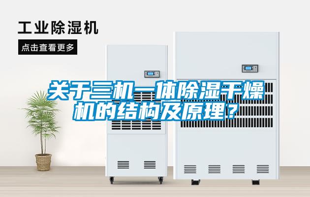 关于三机一体除湿干燥机的结构及原理？