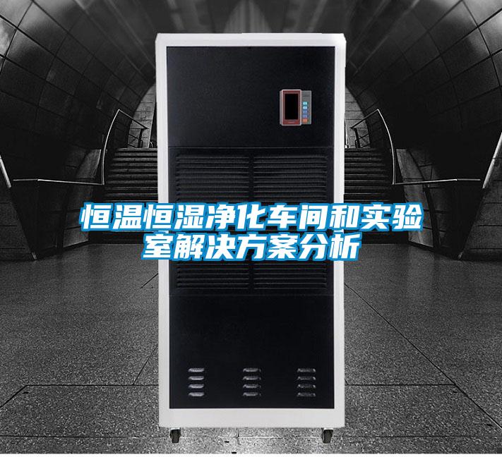 恒温恒湿净化车间和实验室成人抖音APP污下载分析