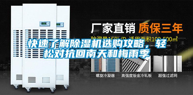 快速了解91抖音免费看片选购攻略，轻松对抗回南天和梅雨季
