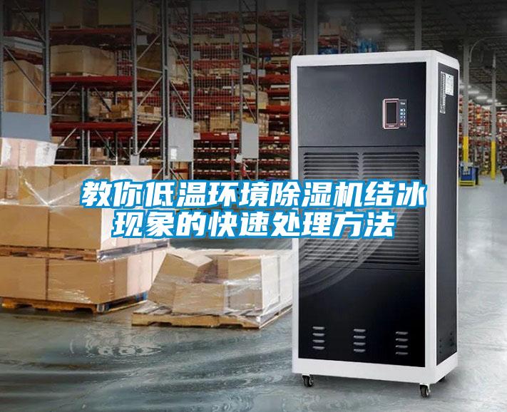 教你低温环境91抖音免费看片结冰现象的快速处理方法