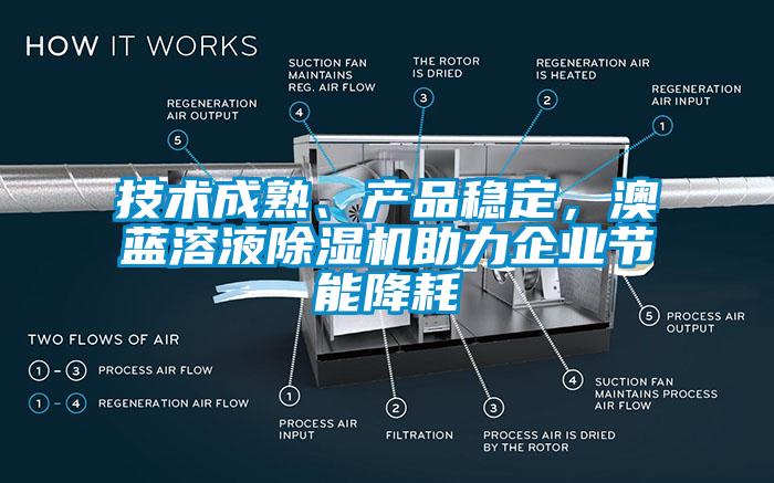 技术成熟、产品稳定，澳蓝溶液91抖音免费看片助力企业节能降耗