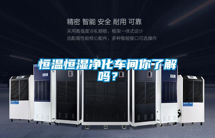 恒温恒湿净化车间你了解吗？