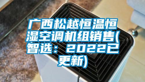 广西松越恒温恒湿空调机组销售(智选：2022已更新)