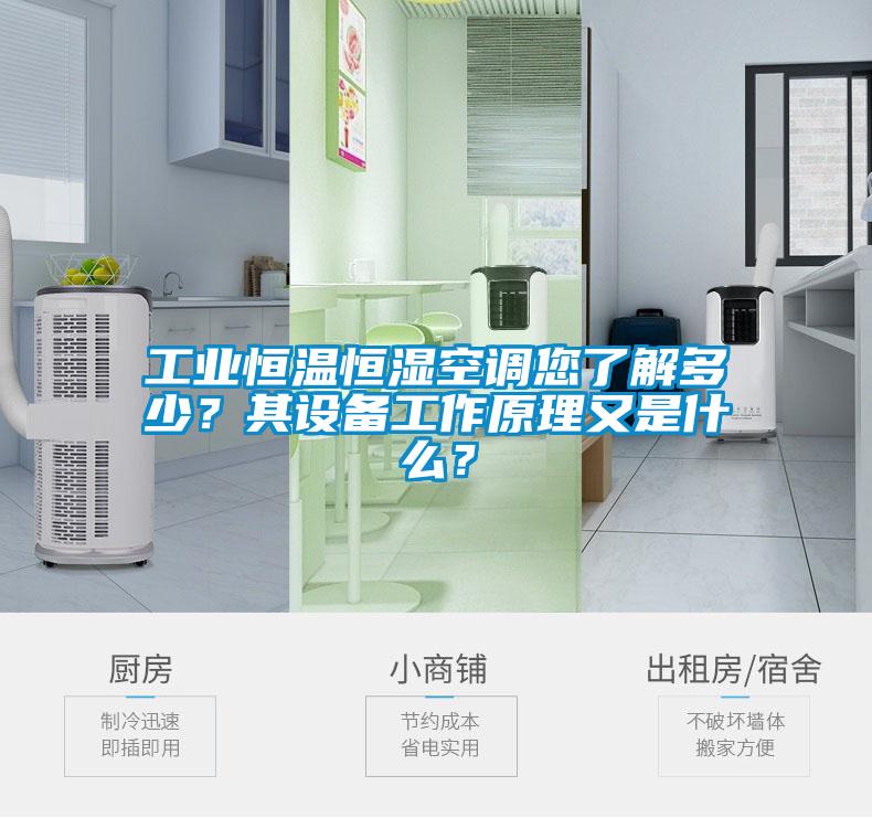 工业恒温恒湿空调您了解多少？其设备工作原理又是什么？