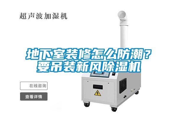 地下室装修怎么防潮？要吊装新风91抖音免费看片