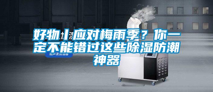 好物丨应对梅雨季？你一定不能错过这些除湿防潮神器
