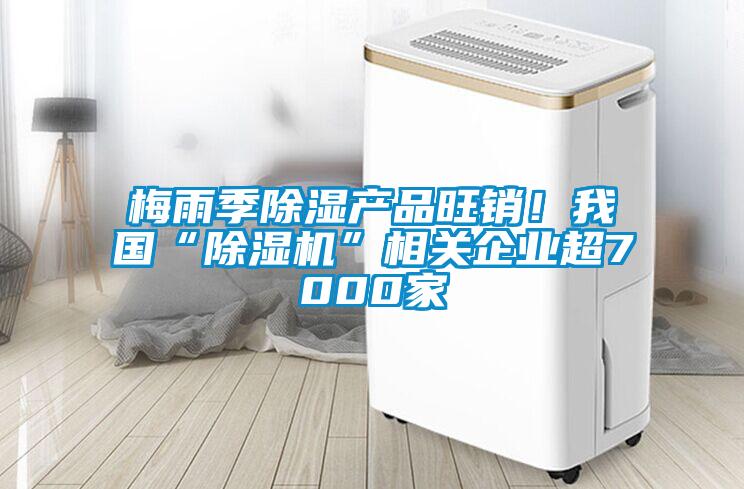 梅雨季除湿产品旺销！我国“91抖音免费看片”相关企业超7000家