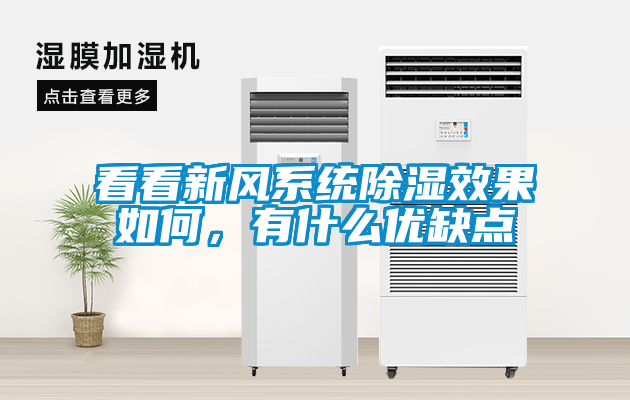 看看新风系统除湿效果如何，有什么优缺点