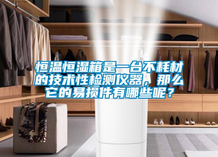 恒温恒湿箱是一台不耗材的技术性检测仪器，那么它的易损件有哪些呢？