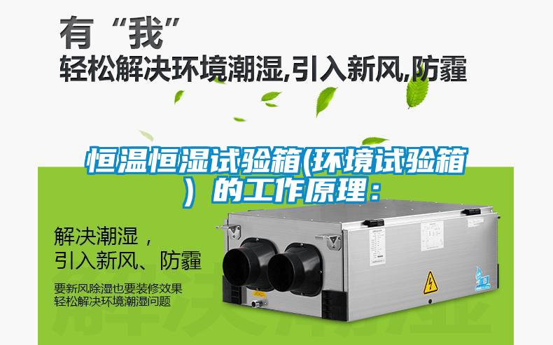 恒温恒湿试验箱(环境试验箱）的工作原理：