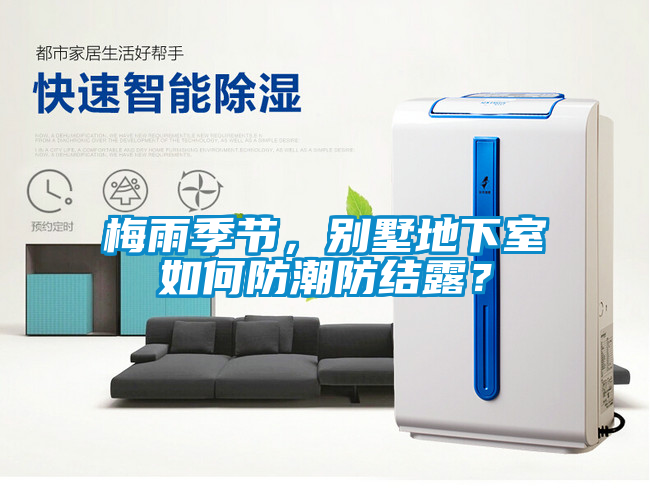 梅雨季节，别墅地下室如何防潮防结露？