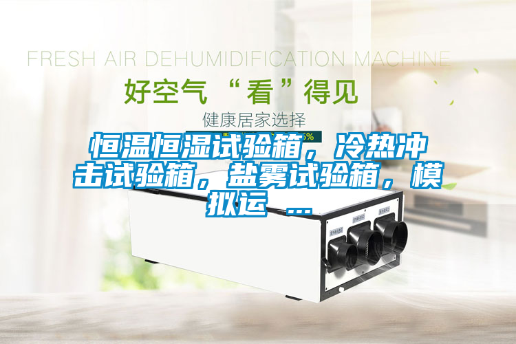 恒温恒湿试验箱，冷热冲击试验箱，盐雾试验箱，模拟运 ...