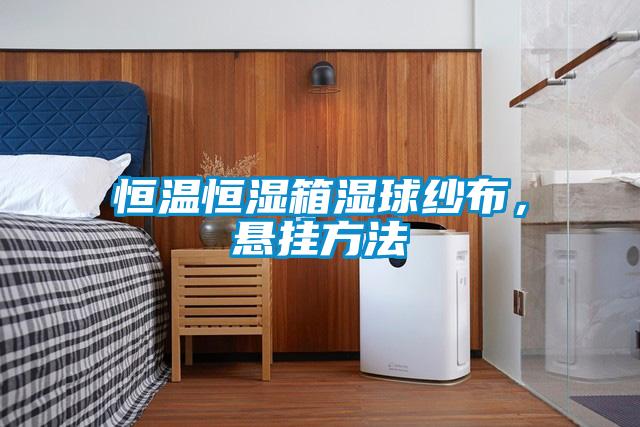 恒温恒湿箱湿球纱布，悬挂方法