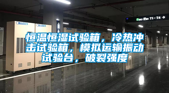 恒温恒湿试验箱，冷热冲击试验箱，模拟运输振动试验台，破裂强度