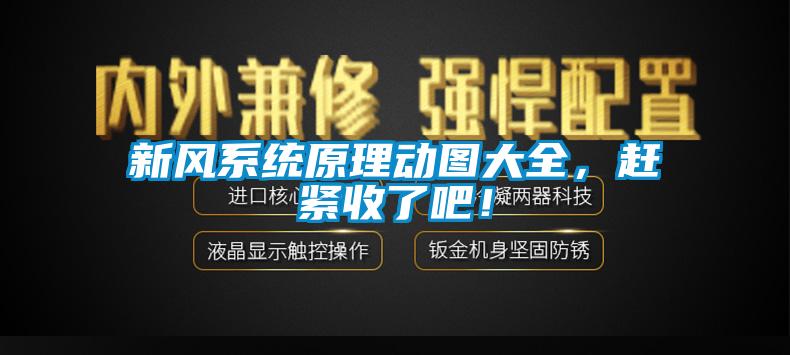 新风系统原理动图大全，赶紧收了吧！