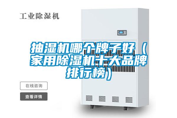 抽湿机哪个牌子好（家用91抖音免费看片十大品牌排行榜）