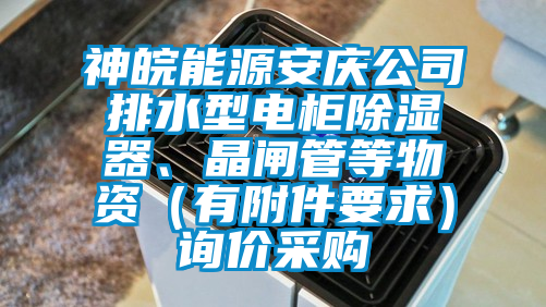 神皖能源安庆公司排水型电柜除湿器、晶闸管等物资（有附件要求）询价采购