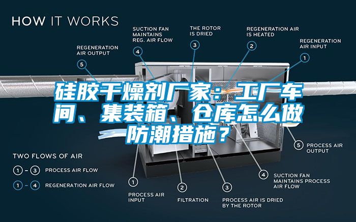 硅胶干燥剂厂家：工厂车间、集装箱、仓库怎么做防潮措施？